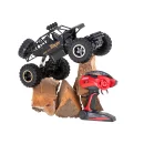 Samochód zdalnie sterowany na pilota RC Rock Crawler 1:12 4WD METAL czarny