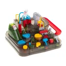 Tor przeszkód interaktywny samochodowy wyścigi parking LED światła dźwięki 3 pojazdy ambulans wóz strażacki radiowóz helikopter