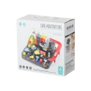 Tor przeszkód interaktywny samochodowy wyścigi parking LED światła dźwięki 3 pojazdy ambulans wóz strażacki radiowóz helikopter