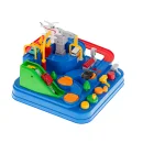 Tor przeszkód interaktywny samochodowy wyścigi parking 4 pojazdy auto autobus radiowóz wóz strażacki helikopter