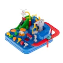 Tor przeszkód interaktywny samochodowy wyścigi parking 4 pojazdy auto autobus radiowóz wóz strażacki helikopter