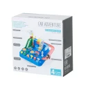 Tor przeszkód interaktywny samochodowy wyścigi parking 4 pojazdy auto autobus radiowóz wóz strażacki helikopter