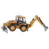 Koparka ładowarka metalowa z ruchomymi łyżkami Die-Cast H-toys 1704 1:50