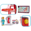 Parking drewniany garaż LULILO GANAO straż pożarna