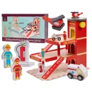 Parking drewniany garaż LULILO GANAO straż pożarna