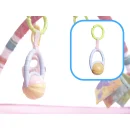 Mata Edukacyjna z pałąkami Kojec Basen z piłeczkami różowa