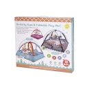 Mata Edukacyjna z pałąkami Kojec Basen z piłeczkami różowa