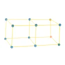 Klocki konstrukcyjne rurki słomki patyczki kreatywne baza namiot domek 320el.