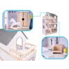 Domek dla lalek drewniany mebelki 80cm