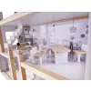 Domek dla lalek drewniany mebelki 80cm