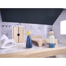 Domek dla lalek drewniany mebelki 80cm