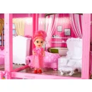 Domek dla lalek  Villa lalka mebelki zestaw różowy 44cm