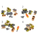 Gospodarstwo rolne farma traktor kombajn maszyny rolnicze zwierzęta zagroda konie + narzędzia wkrętarka