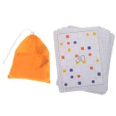 Gra logiczna układanka klocki tetris łamigłówka+ karty 42el.