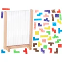 Gra logiczna układanka tetris stojący