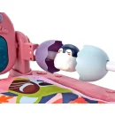 Mata edukacyjna dla niemowląt pianinko grzechotki różowe