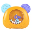 Mata edukacyjna dla niemowląt pianinko grzechotki różowe