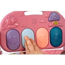 Mata edukacyjna dla niemowląt pianinko grzechotki różowe