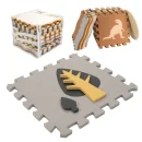 Mata edukacyjna piankowa puzzle kojec brązowa 143 x 143 cm 36 elementów