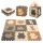 Mata edukacyjna piankowa puzzle beż 85 x 85 cm 9 elementów