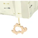 Huśtawka dla dzieci materiałowa drewniana wisząca strzałki