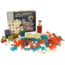 Klocki magnetyczne marble tor kulkowy świecący 202 elementy