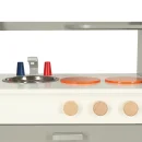 Kuchnia dla dzieci drewniana MDF piekarnik garnki akcesoria 70cm