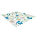 Mata edukacyjna piankowa dwustronna składana słonie alfabet 180 x 200 cm