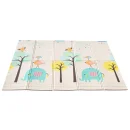 Mata edukacyjna piankowa dwustronna składana słonie alfabet 180 x 200 cm