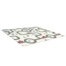 Mata edukacyjna piankowa dwustronna składana zwierzęta ulica 180 x 200 cm