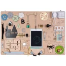 Tablica manipulacyjna drewniana 75 x 50 cm