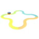 Tor samochodowy wyścigowy świecący antygrawitacyjny elastyczny + samochód 150 elementy 336 cm