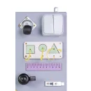 Tablica manipulacyjna drewniana szara 50 x 37,5 cm