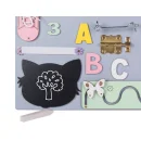 Tablica manipulacyjna drewniana szara 50 x 37,5 cm