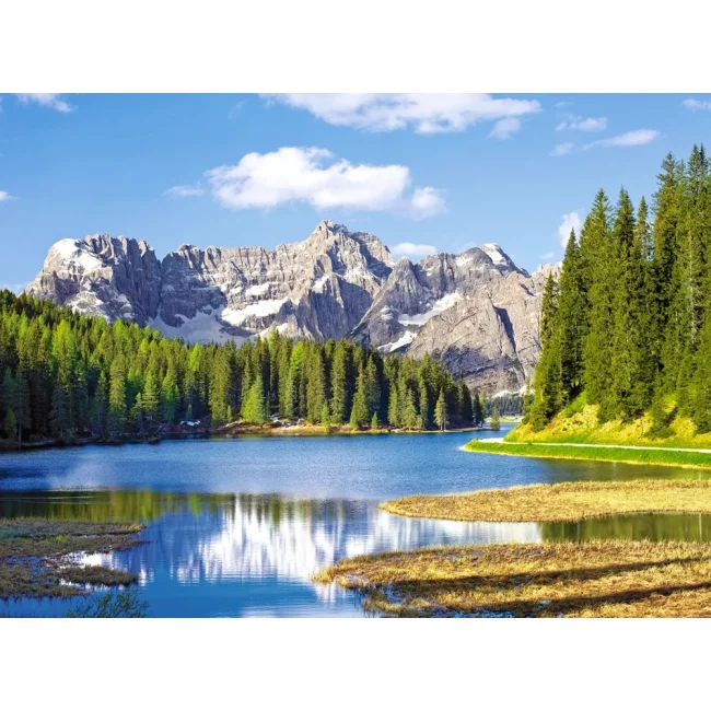 Puzzle układanka 3000 elementów Jezioro Misurina we Włoszech 92 x 68 cm CASTORLAND
