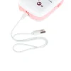Drukotek drukarka mini termiczna do zdjęć etykiet + kabel USB kot różowy