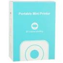 Drukotek drukarka mini termiczna do zdjęć etykiet + kabel USB kot niebieski