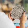 Kolorowanka gipsowa obraz do malowania 3D CANDELLANA mandala zestaw farby i pędzle
