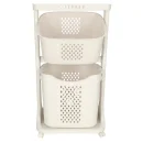 Pojemnik na zabawki kosz na ubrania organizer podwójny jeżdżący