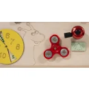 Pufa ze schowkiem dla dzieci kostka manipulacyjna