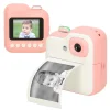 Aparat fotograficzny natychmiastowy drukarka termiczna + wkłady karta 32GB różowy