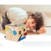 Kostka manipulacyjna drewniana sensoryczna 20,5cm
