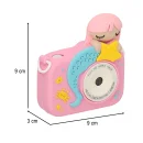 Aparat cyfrowy dla dzieci + karta 32GB różowy syrenka