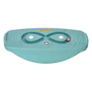 Deska do balansowania bujania równoważnia z labiryntem dla dzieci turkusowa