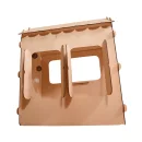 Domek ogrodowy drewniany stolik tablica kredowa 86 x 137 x 105 cm