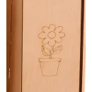 Domek ogrodowy drewniany stolik tablica kredowa 86 x 137 x 105 cm