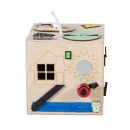 Kostka manipulacyjna drewniana sensoryczna 20,5cm