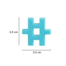 Klocki konstrukcyjne kreatywne wafle zestaw 200 szt. MELI