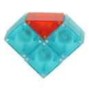 Klocki magnetyczne świecące 32 el.