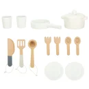 Kuchnia dla dzieci drewniana LULILO FLORA różowa